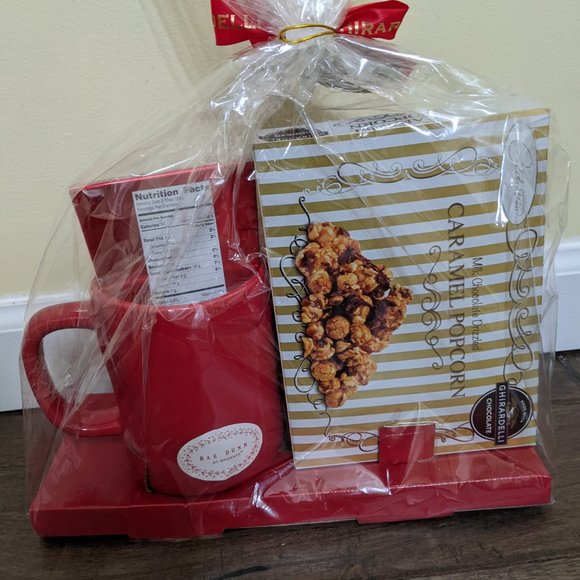 Rae Dunn cookies cocoa mug plate Ghirardelli  popcorn snack - Picture 2 of 5